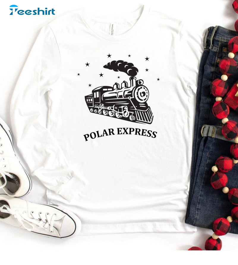 Polar Express Gift For Family Christmas Long Sleeve Shirt