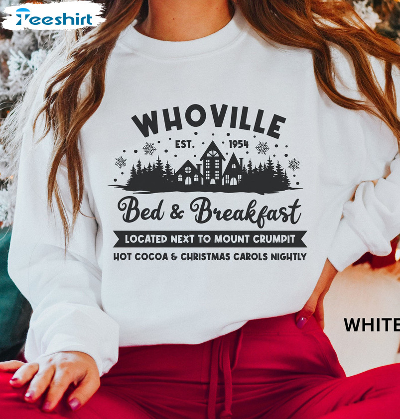 Retro Whoville University Sweatshirt, Bed And Breakfast Shirt