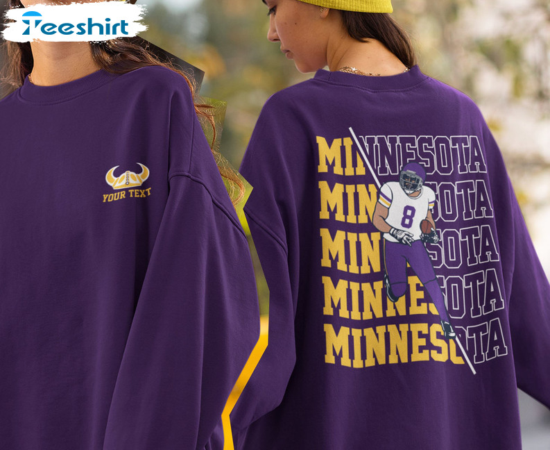 Vikings Football Unisex Tee Tops - Minnesota Football Shirt - Inspire Uplift