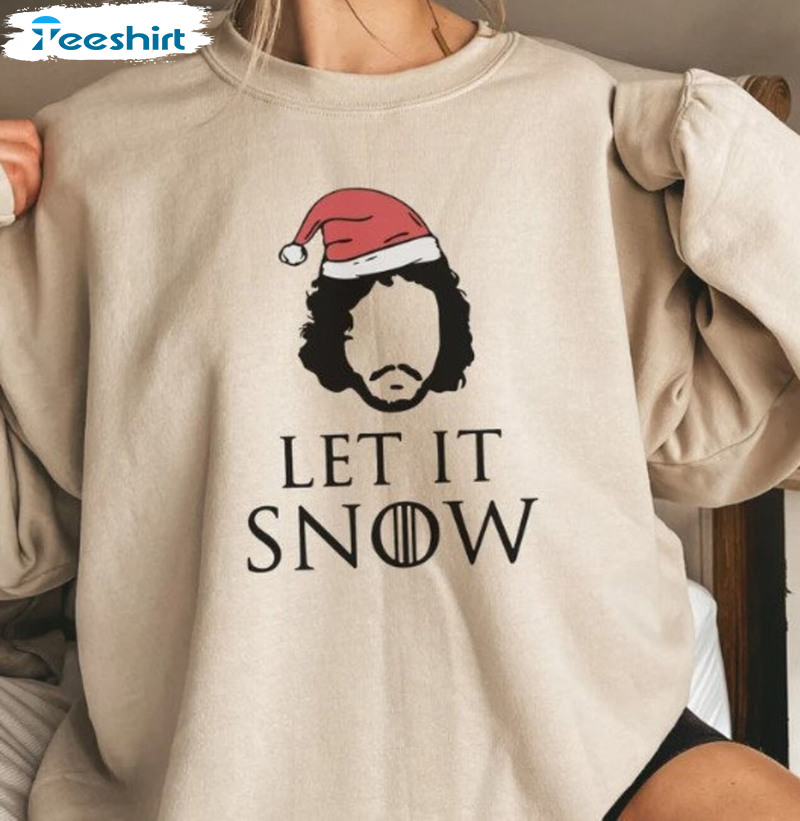 Let It Snow Shirt - Christmas Funny Unisex Hoodie Sweatshirt