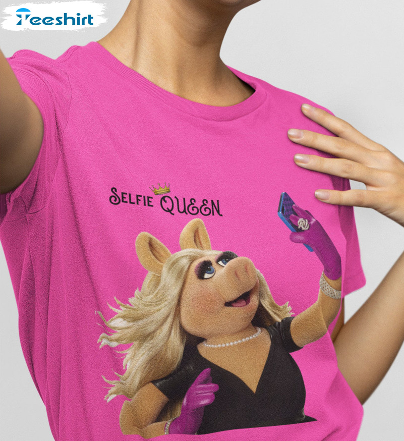 Queen Selfie Shirt - Cute Muppet Tee Tops Unisex T-shirt