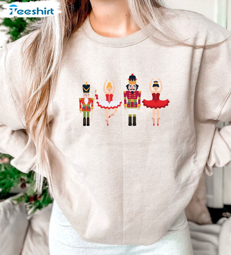 Nutcracker Christmas Shirt - Nutcracker Long Sleeve Crewneck