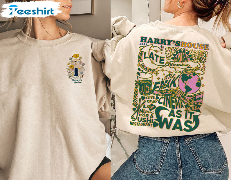 Harry's House Shirt - Track List 2 Side 2022 Gildan Long Sleeve Sweater