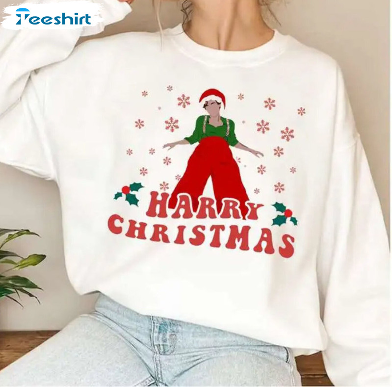 Harry's Christmas Shirt - Merry Christmas Sweatshirt Crewneck