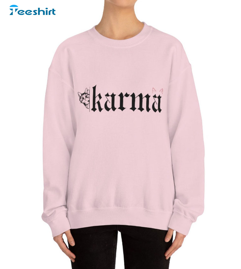 Karma Swiftie Shirt - Taylor Swift Unisex Hoodie Crewneck Vintage Design