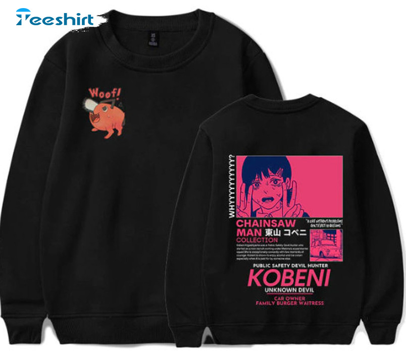 Chainsaw Man Shirt - Kobeni Trendy Crewneck Sweater