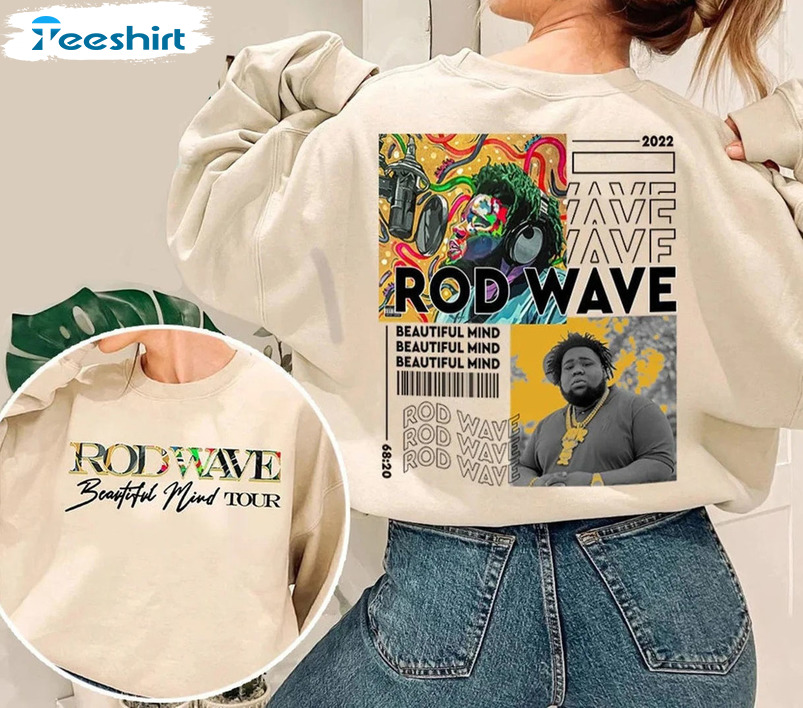 Rod Wave Beautiful Mind Tour 2022 Long Sleeve Unisex Hoodie