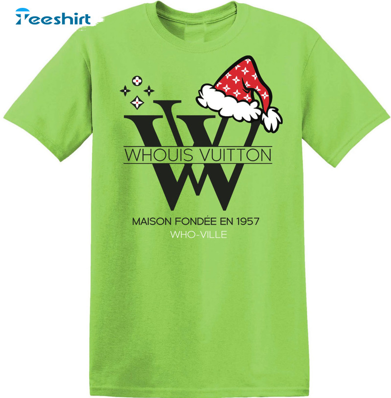 Whouis Vuitton Christmas Trendy Unisex T-shirt Sweatshirt