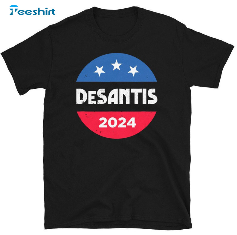 Desantis 2024 Shirt - Flamingo Make America Florida Unisex T-shirt Short Sleeve