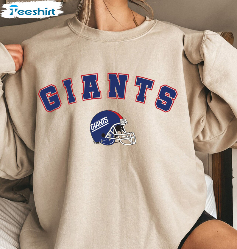 Vintage NY Giants New York Football Sweatshirt Shirt - Jolly Family Gifts