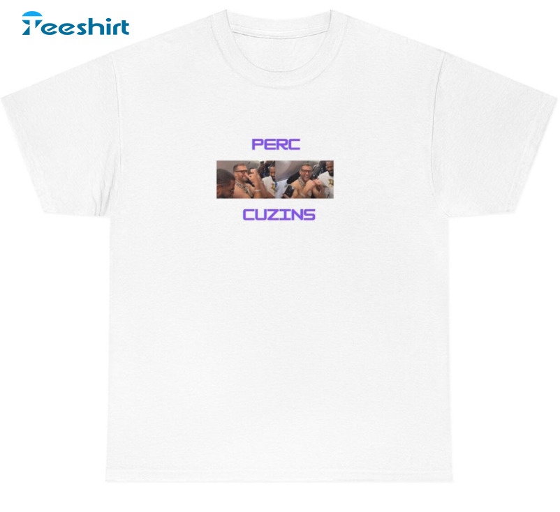 Perc Cuzins Shirt, Kirk Cousins Meme Short Sleeve Sweatshirt