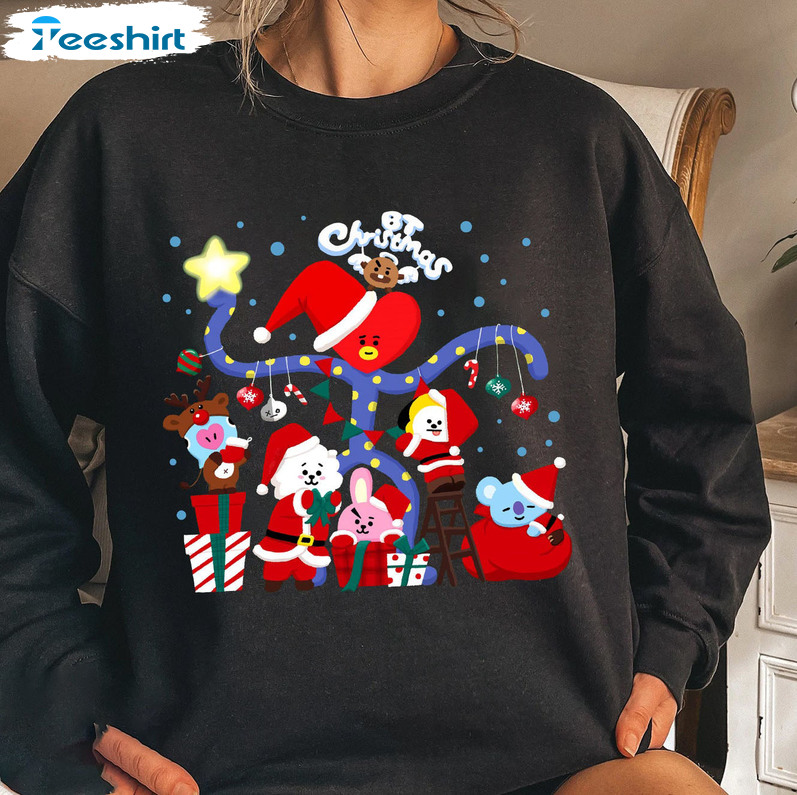 Bts Christmas Shirt, Cooky Christmas Unisex T-shirt Sweatshirt