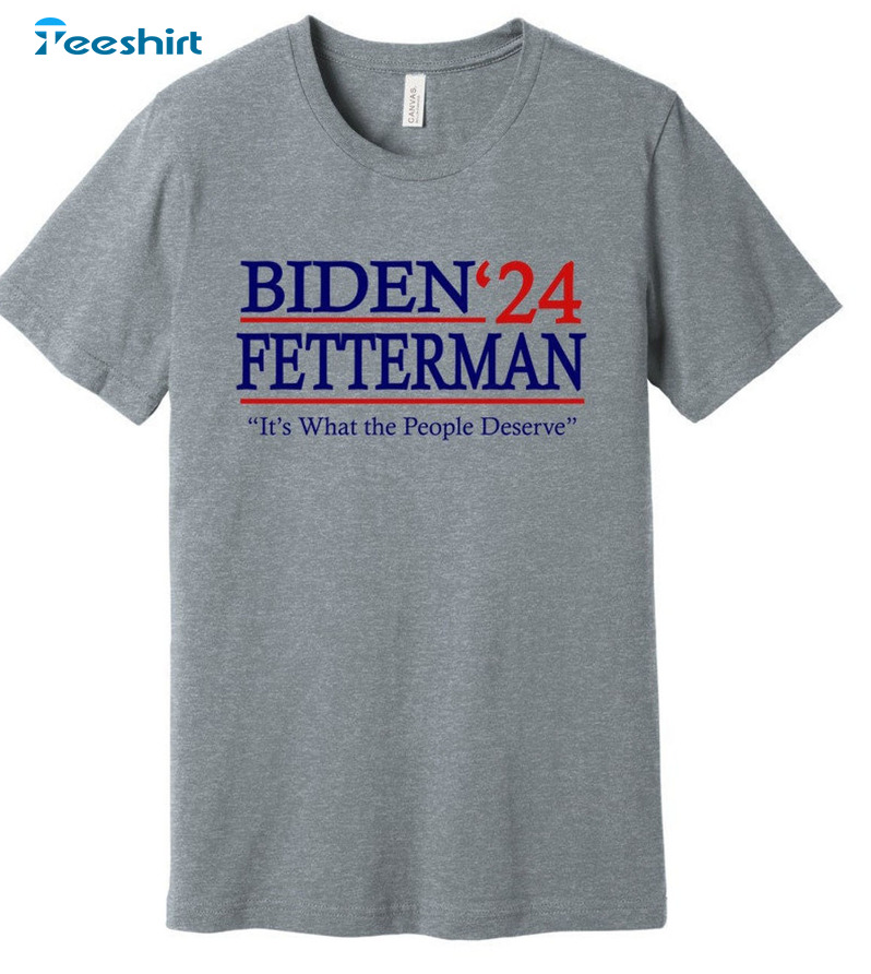 Biden Fetterman 2024 Shirt, Go Brandon Unisex T-shirt Hoodie