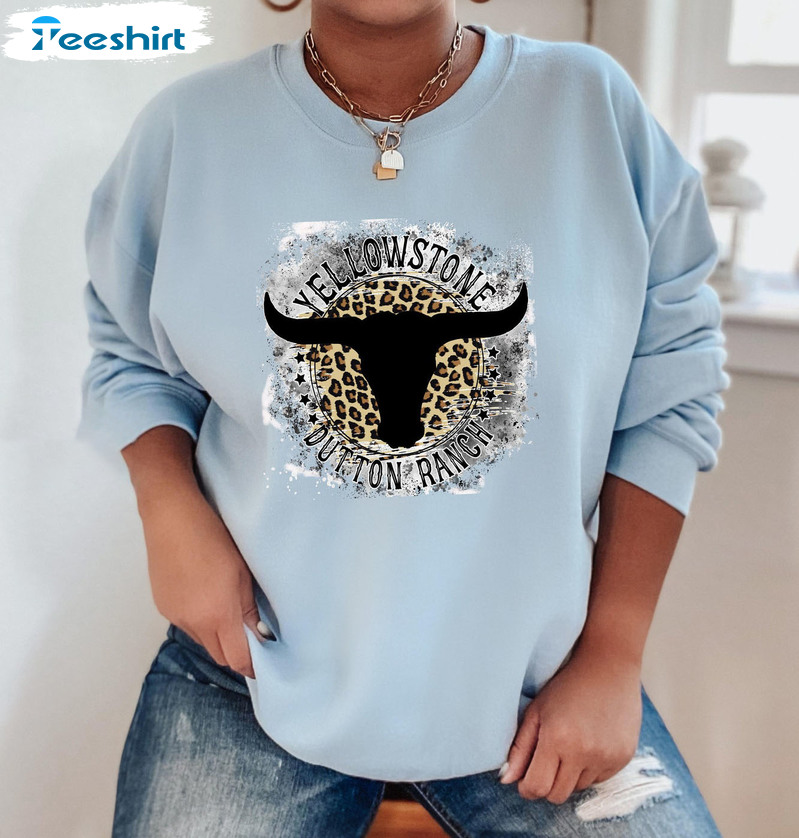 Yellowstone Dutton Ranch Sweatshirt, Cowboys Long Sleeve Sweater