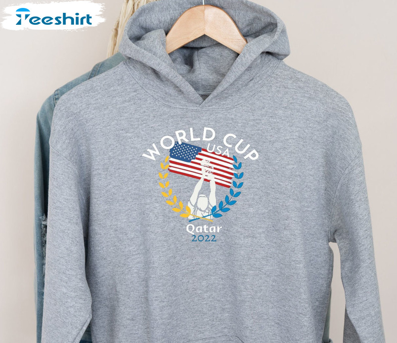 USA World Cup Quatar 2022 Shirt, Football Tee Tops Unisex T-shirt