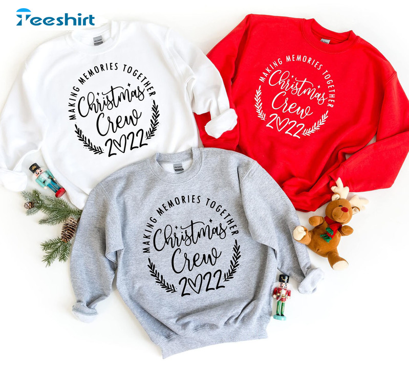 Christmas Crew 2022 Shirt, Christmas Holiday Unisex Hoodie Sweatshirt