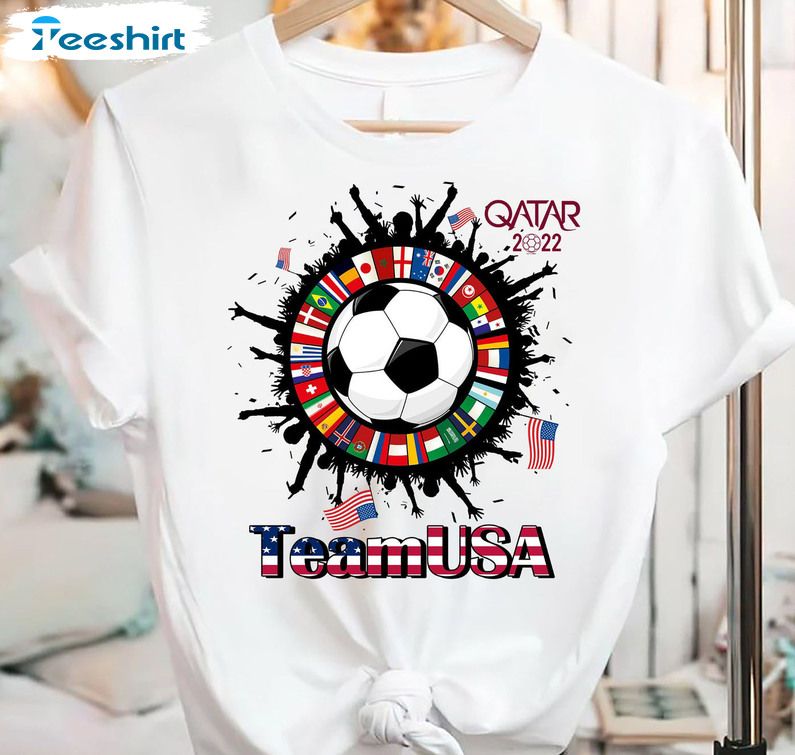 Team USA World Cup 2022 Shirt, World Cup 2022 Sweater Unisex Hoodie
