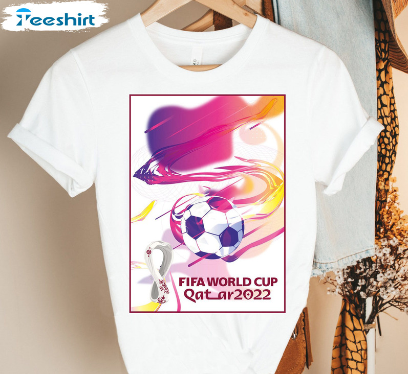 Fifa World Cup 2022 Shirt, Qatar World Cup Soccer Short Sleeve Tee Tops