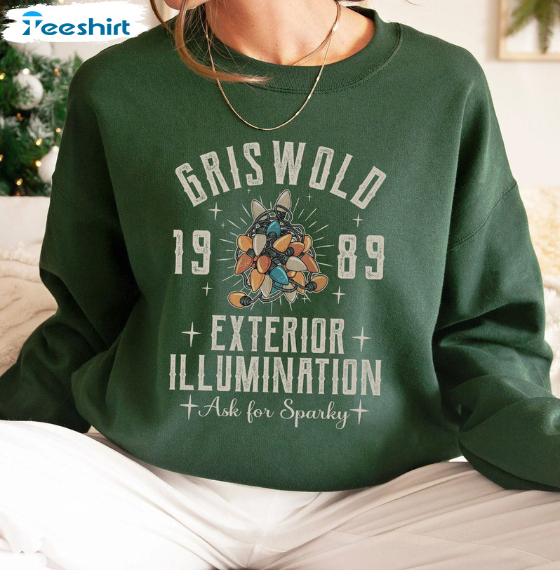 Griswold Illumination Shirt, Christmas Lighting Sweater Unisex T-shirt