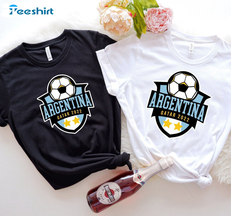 Argentina World Cup 2022 Shirt, Qatar World Cup Sweater Hoodie