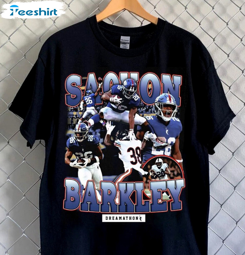 Vintage Saquon Barkley Shirt Unisex Sterling Shepard - Trends Bedding