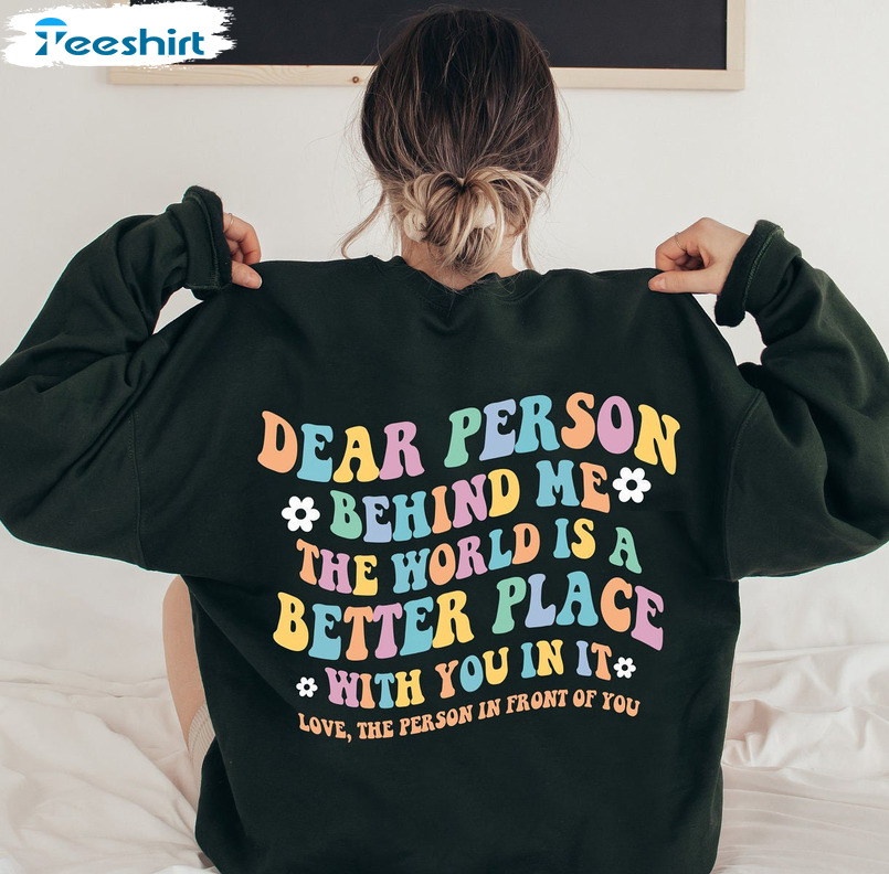 The World Is A Better Place With You In It Shirt, Vintage Long Sleeve Unisex Hoodie