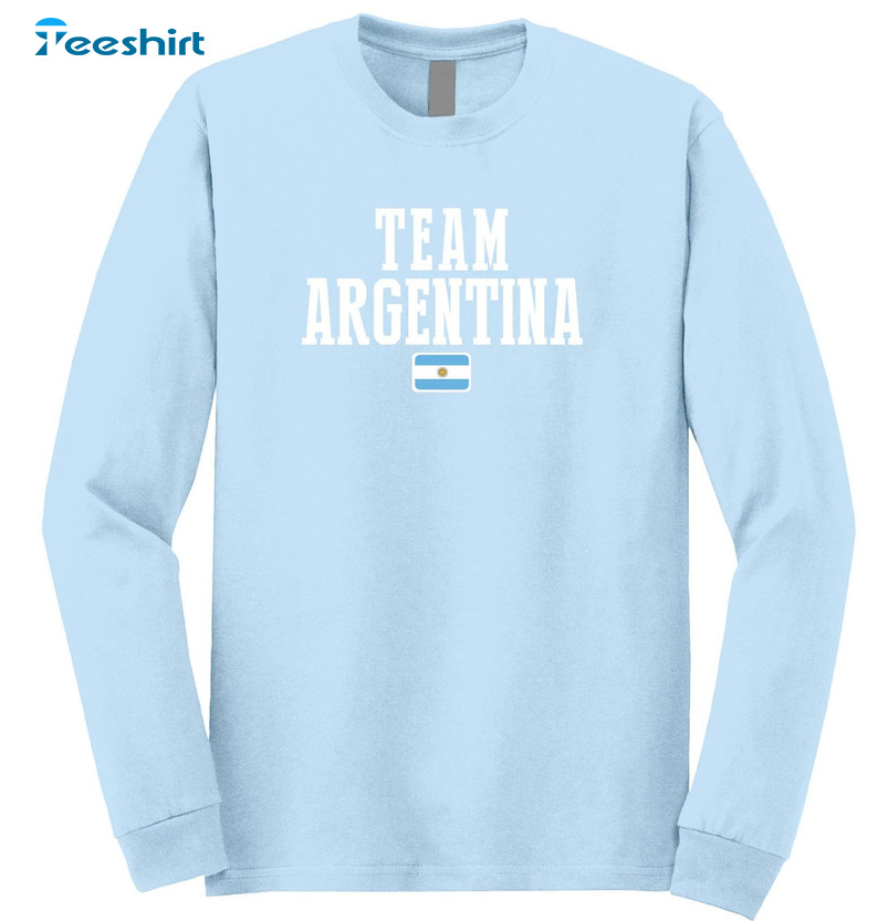 Argentina 2022 National Football Shirt, World Cup 2022 Sweater Unisex Hoodie