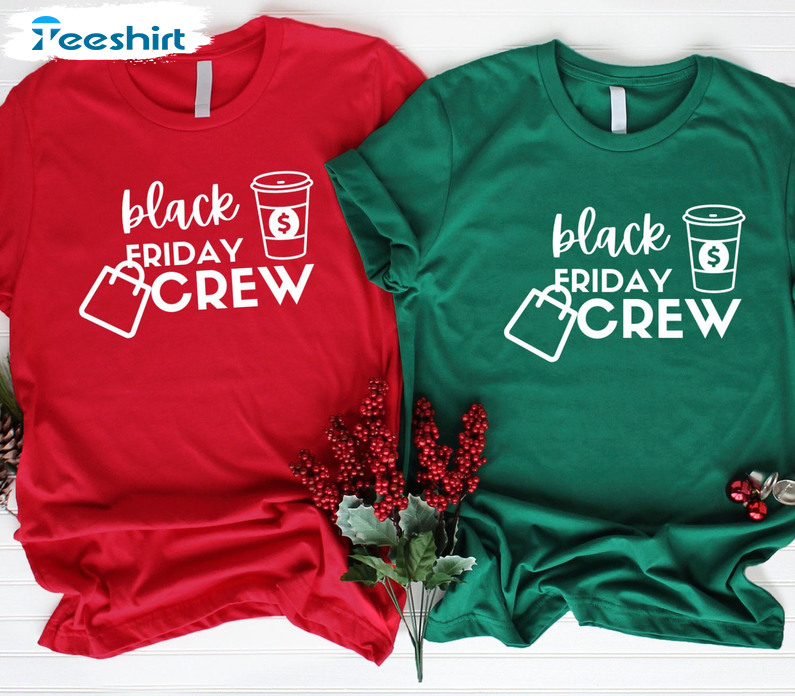 Black Friday Crew Shirt, Shopping Unisex T-shirt Long Sleeve