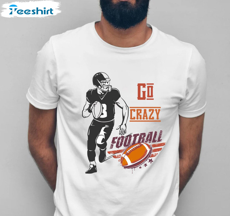 Go Crazy Football Shirt, Cadillac Williams Auburn Long Sleeve Unisex Hoodie