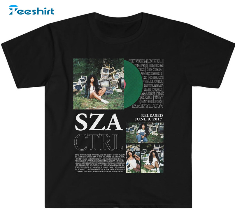 Sza Crtl Shirt, Pop Album Trending Sweatshirt Unisex Hoodie