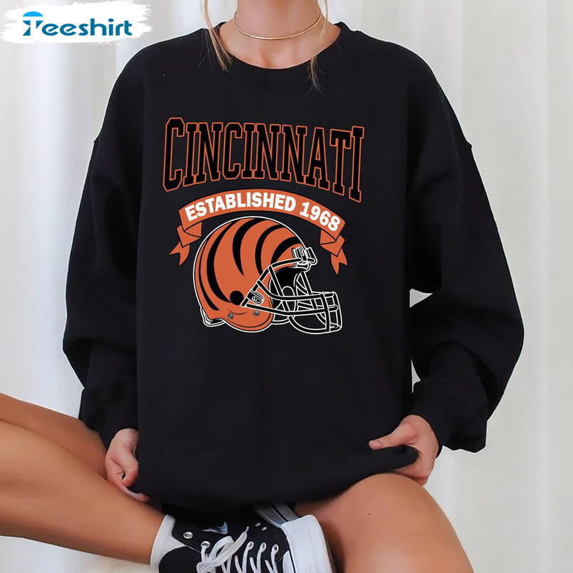 Cincinnati Bengals '68 Crewneck from Homage. | Officially Licensed Vintage NFL Apparel from Homage Pro Shop.