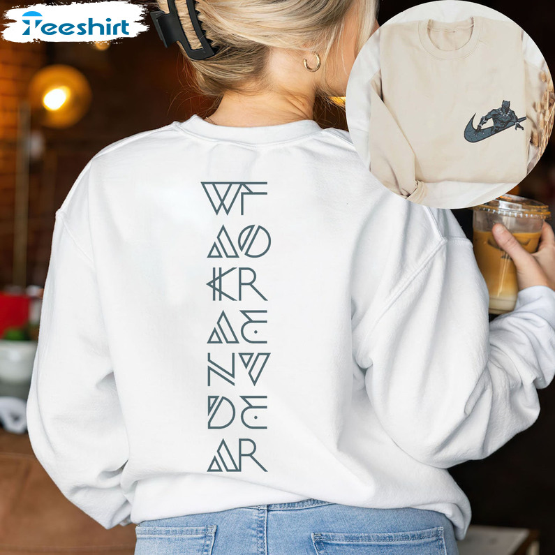 Wakanda Forever Shirt, The King Of Black Panther Unisex Hoodie Short Sleeve