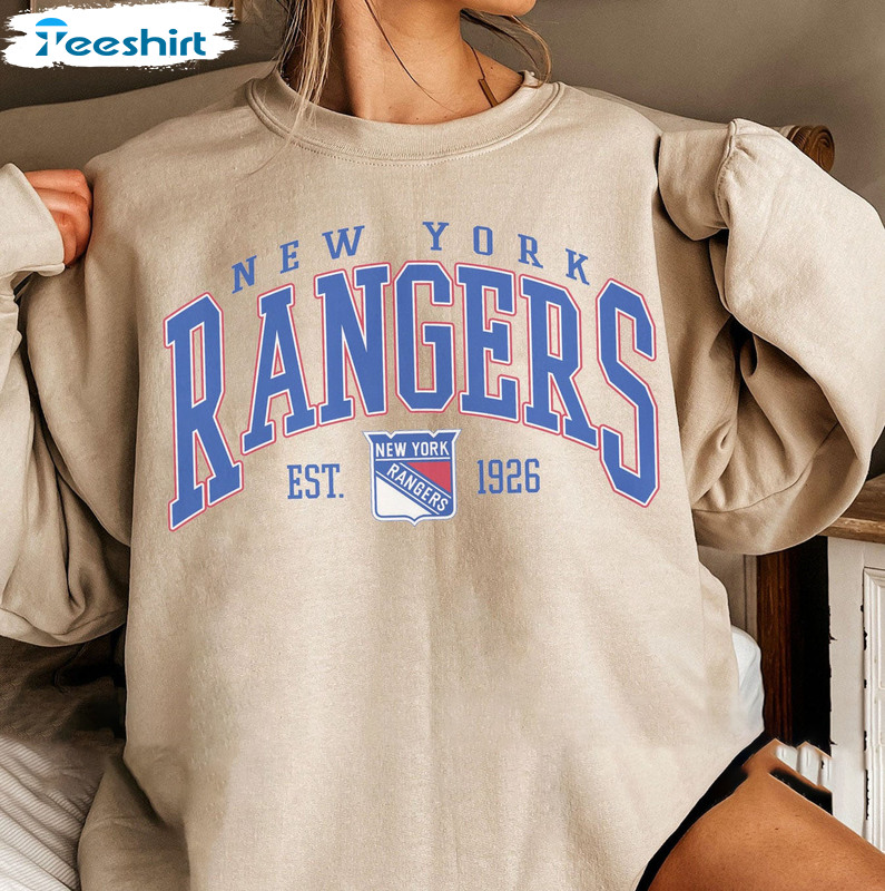 Tops  Vintage New York Rangers Hockey Sweatshirt Retro 9s Nhl Ny