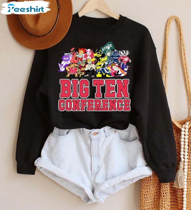 Big Ten Conference Sweatshirt, Southeastern Conference Long Sleeve Sweater