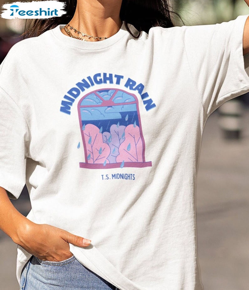 Midnight Rain Shirt, Midnights Album Crewneck Unisex Hoodie