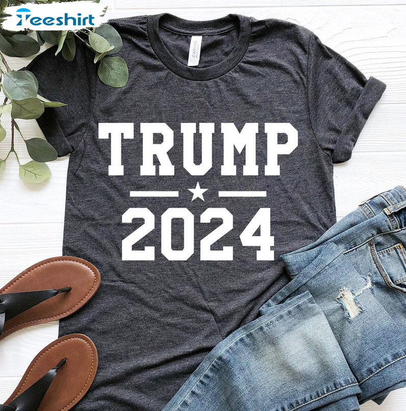 Trump 2024 Shirt, Maga 2024 Tee Tops Long Sleeve