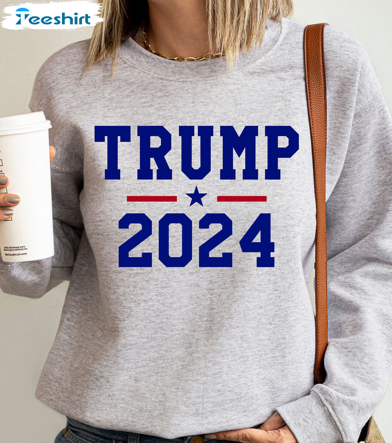 Trump 2024 Shirt, Maga 2024 Tee Tops Long Sleeve