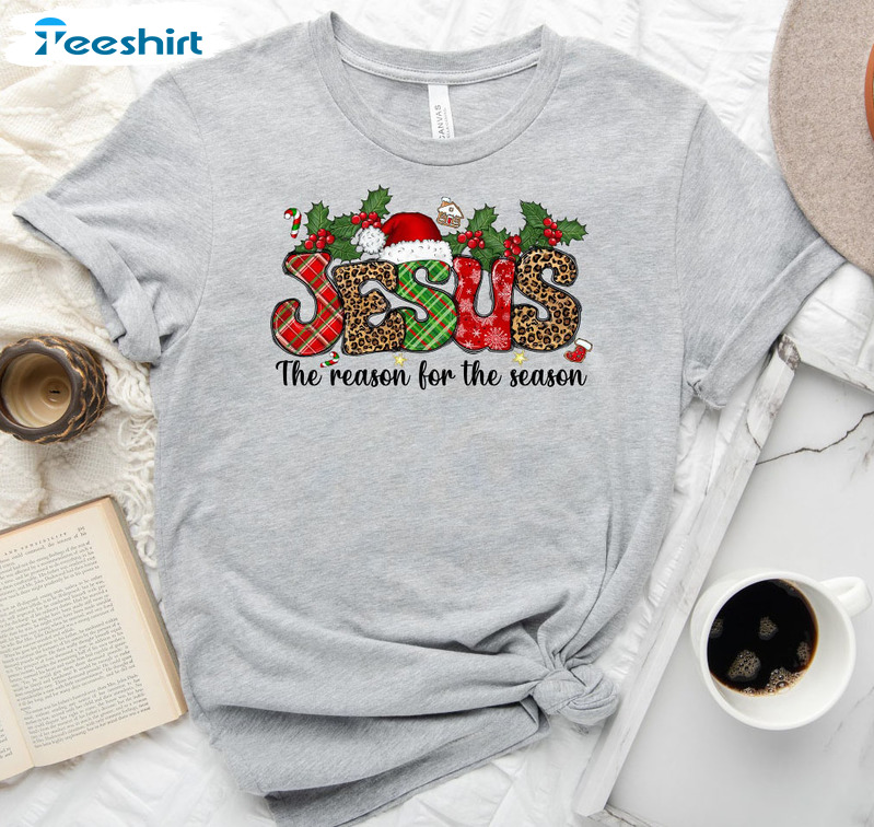 Jesus Is The Reason For The Season Vintage Shirt, Christmas Jesus Unisex Hoodie Crewneck