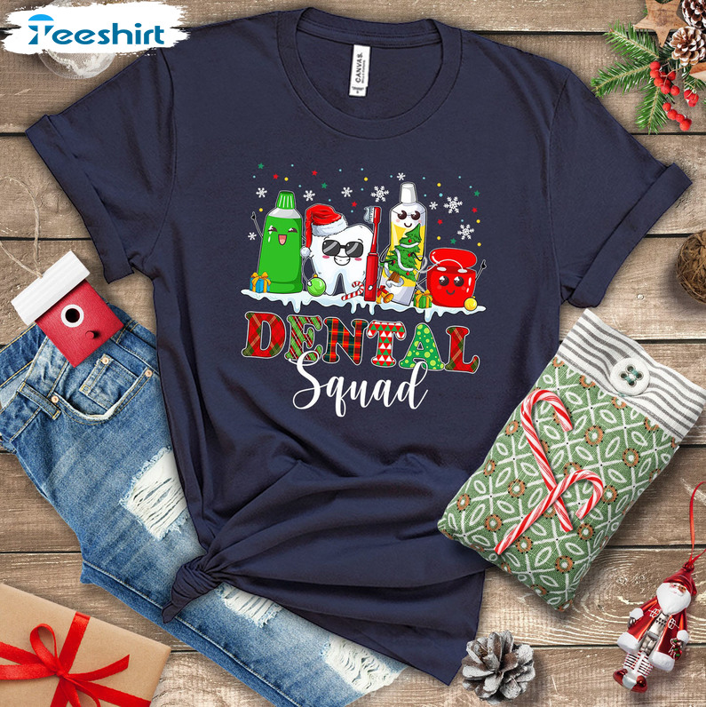 Christmas Dental Squad Shirt, Claus Dental Assistant Unisex Hoodie Tee Tops