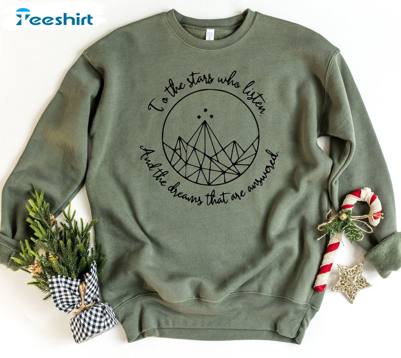 To The Stars Who Listen Shirt, The Night Court Unisex Hoodie Crewneck