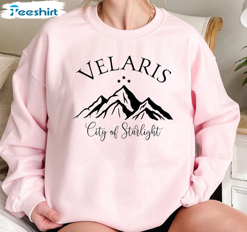 Acotar Velaris Sweatshirt, City Of Starlights Sweatshirt Crewneck