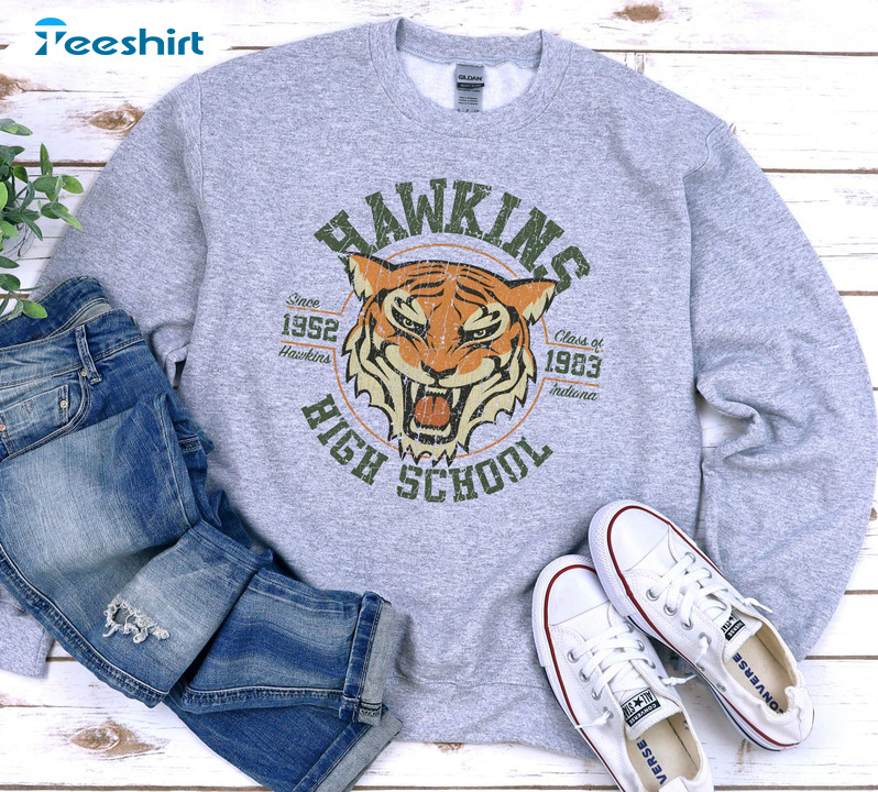 Home Of The Tigers Indiana Hawkins 1952 1983 High School Shirt