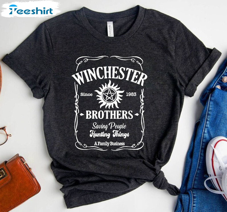 Winchester Brothers Shirt, Funny Supernatural Unisex T-shirt Long Sleeve