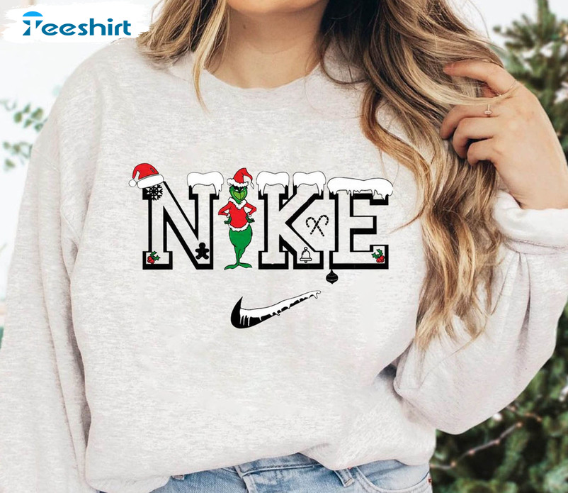 Nike Grinch Christmas Shirt, Grinch Sweatshirt Hoodie