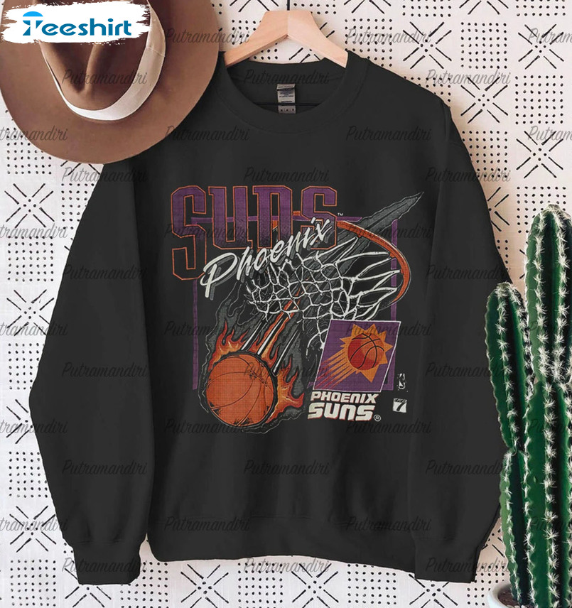 Suns Phoenix Basketball Shirt, NBA Phoenix Suns Short Sleeve Unisex T-shirt