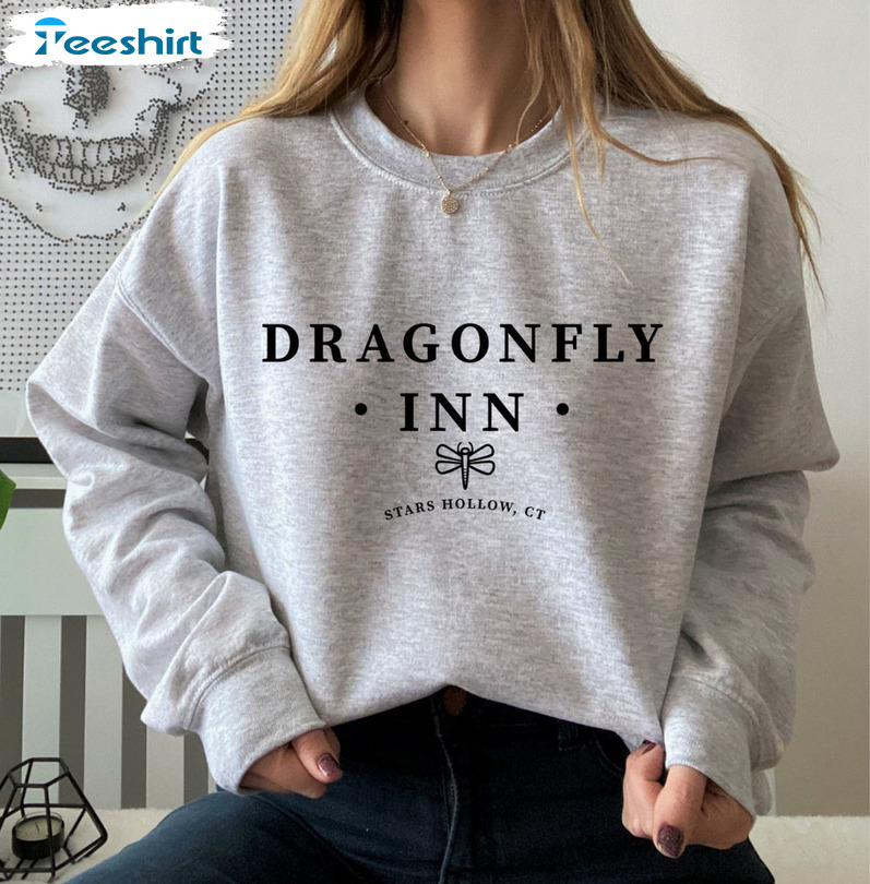 Dragonfly Inn Stars Hollow Shirt, Pullover Unisex Hoodie Crewneck