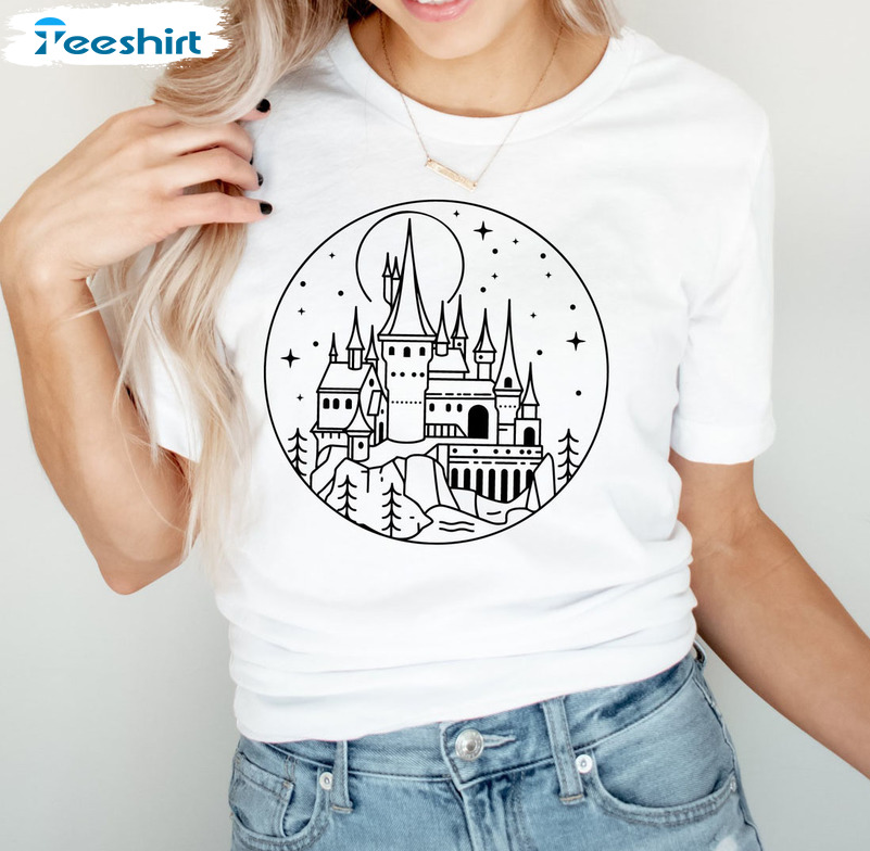 Magical Wizard Castle Shirt, Nerd Book Worm Unisex Hoodie Sweatshirt