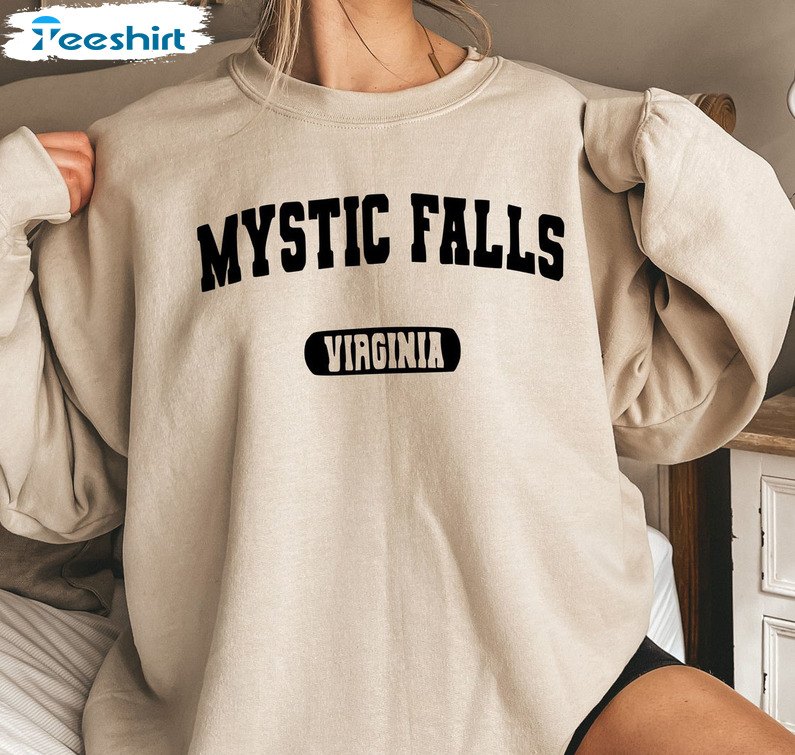 Mystic Falls Virginia Shirt, Salvatore Trending Short Sleeve Unisex Hoodie