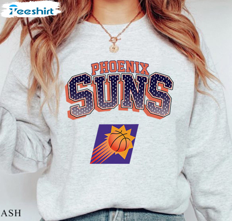 Nba Phoenix Suns Logo Sweatshirt, Nba Season Tee Tops Long Sleeve