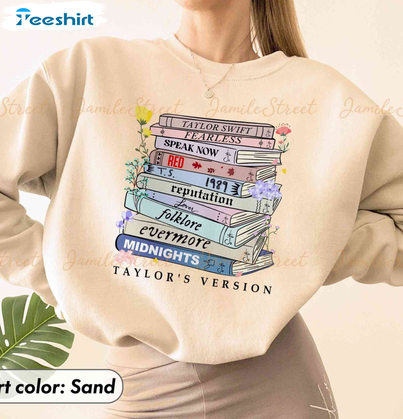 Midnight Album Books Shirt, Taylor's Version Trending Unisex Hoodie Tee Tops